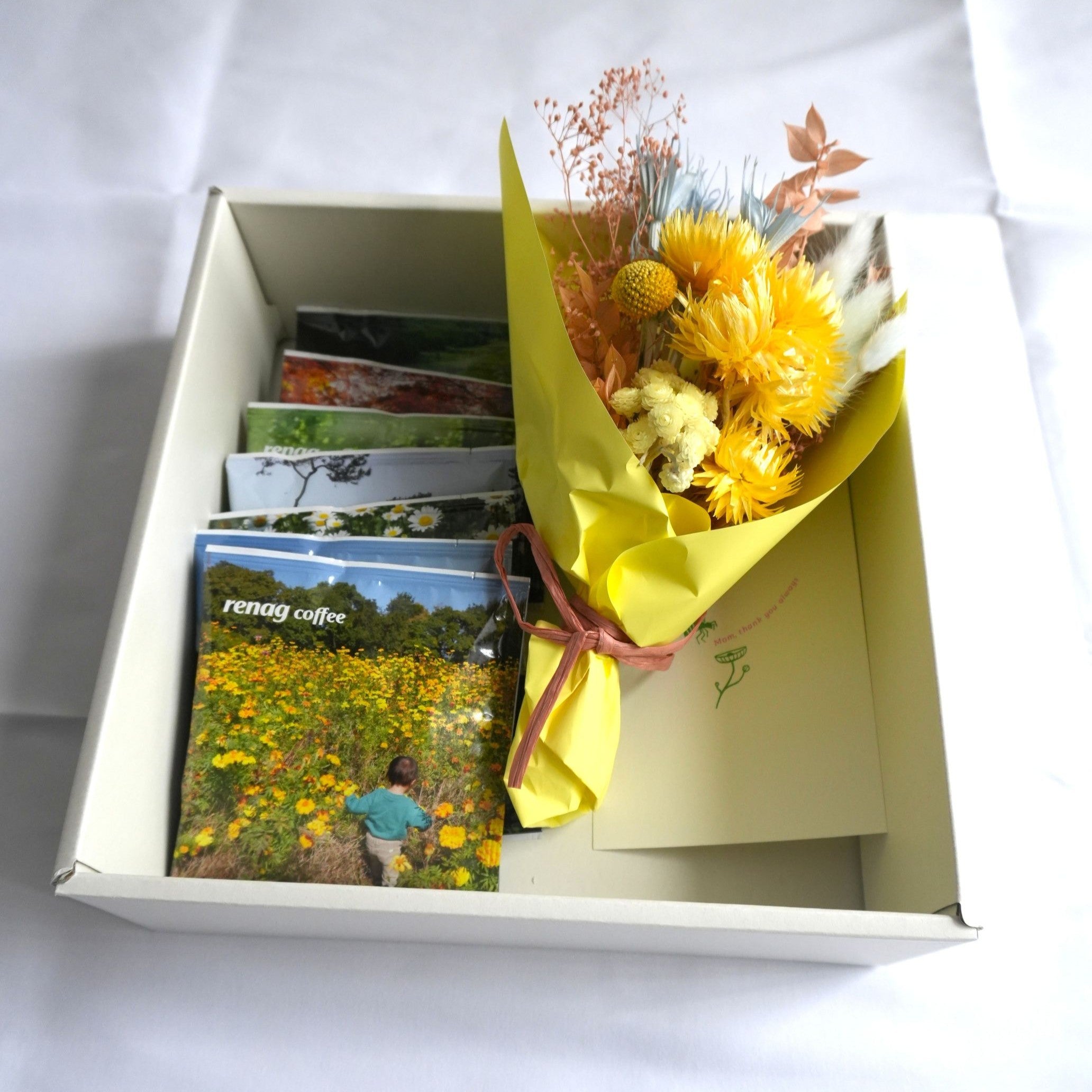 【母の日予約】母の日セット|guiドライフラワー × ドリップバッグ7個