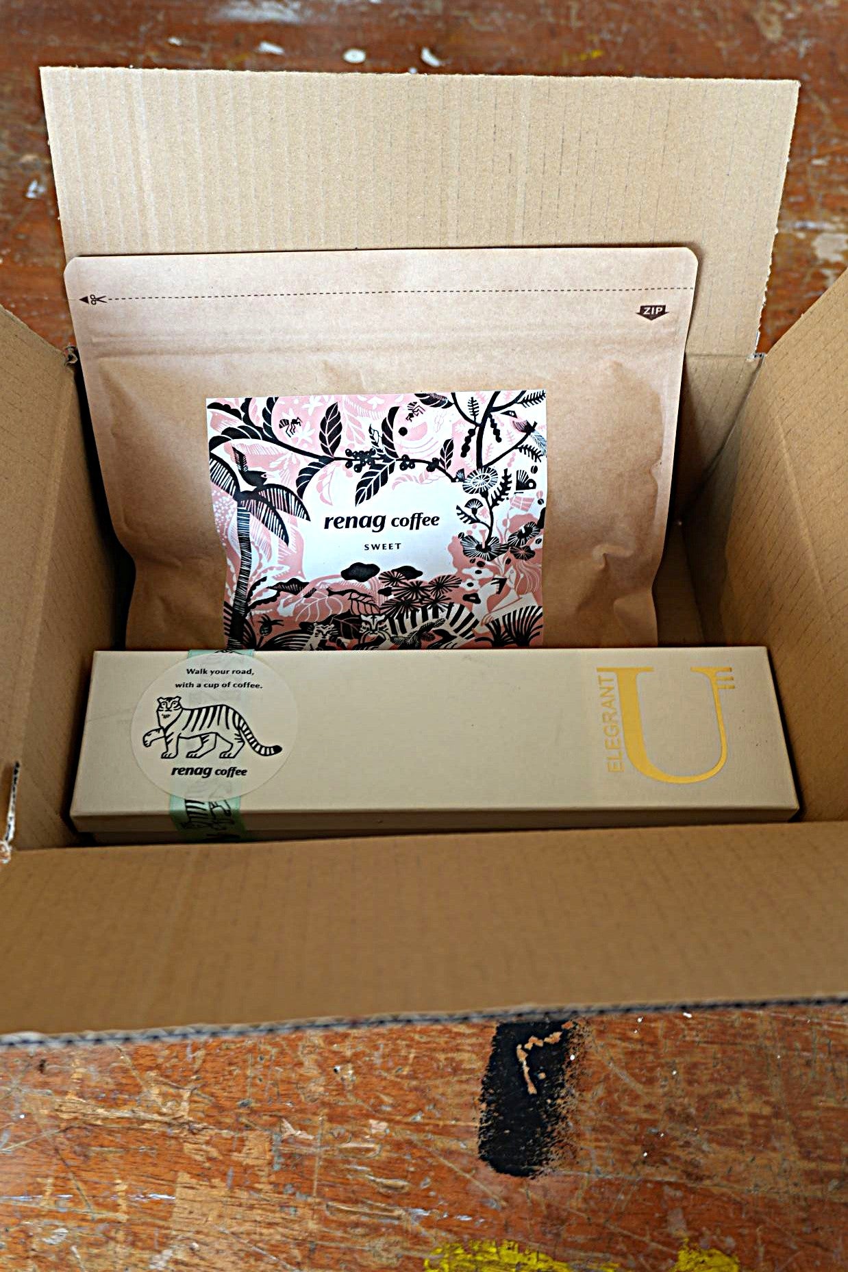 【ケーキとコーヒー豆のセット】White Day Special Collaboration 【通常販売】