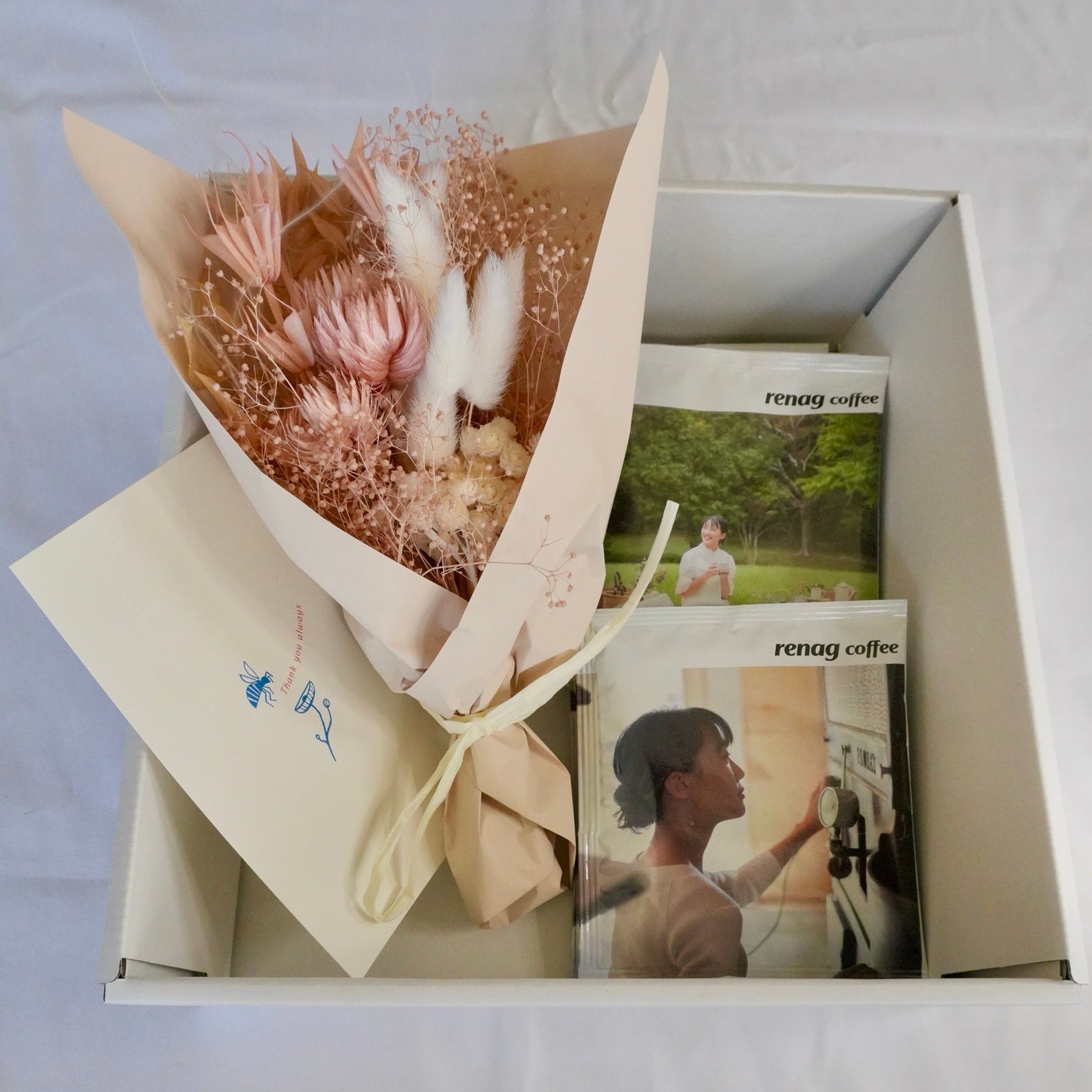 お花とコーヒーのギフトBOX